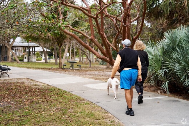Enjoy a stroll in the large green spaces of Indian Riverside park in Jensen Beach.