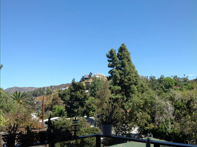 views from patio - 2138 N Cahuenga Blvd