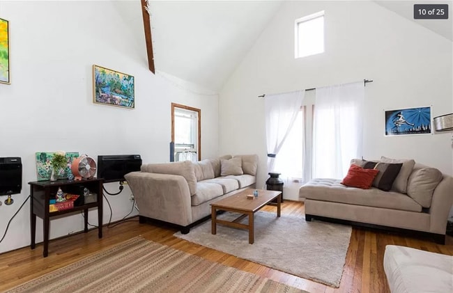 Upper level living room - 1016 Lancaster Ave