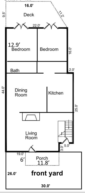 floor plan - 2315 Yale Ave E