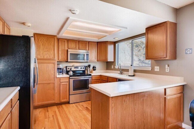 The kitchen has good cabinet space. - 513 Southpark Rd