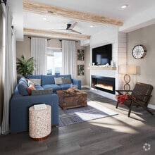 Living Room | Seaside Village - Seaside Village Apartments