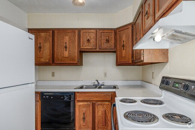 1 dormitorio, 1 baño - 800 pies cuadrados - Cocina - Ridgewood Apartments