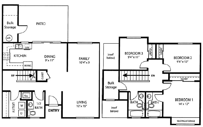 3BR/2.5BA - Home Terrace