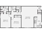 2 Bedroom / 2 Bath