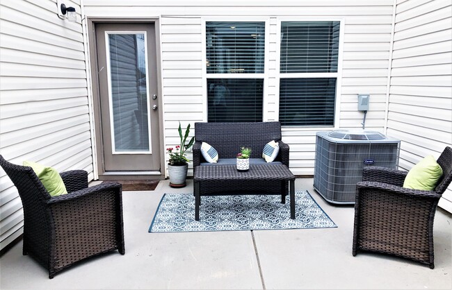 Back Patio for relaxing and entertaining - 113 Brookshire Ln