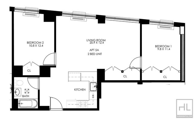 Foto del edificio - Spacious 2BR with Great Light – Modern Building