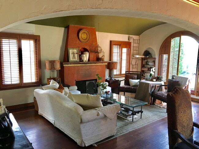 Living room fireplace - 3506 Lemon Ave