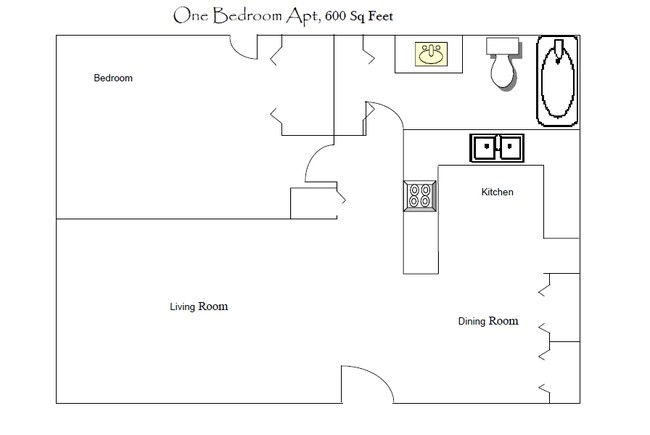 1BR/1BA - Cedar Village I & II