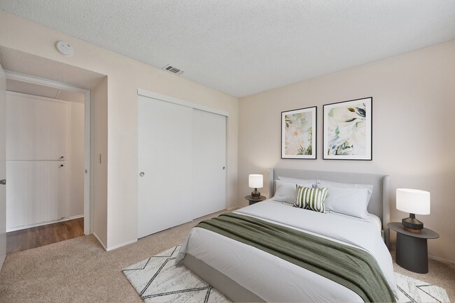 Two Bedroom, One Bathroom Bedroom - Breckenridge Village Apartments