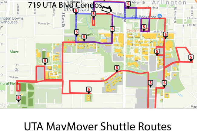 Location map - 719 UTA Blvd