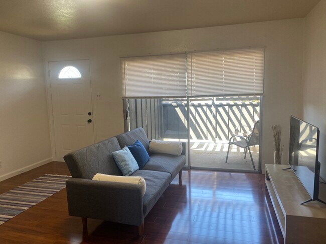 View of living room/front entrance (furniture not included) - 191 Showers Dr
