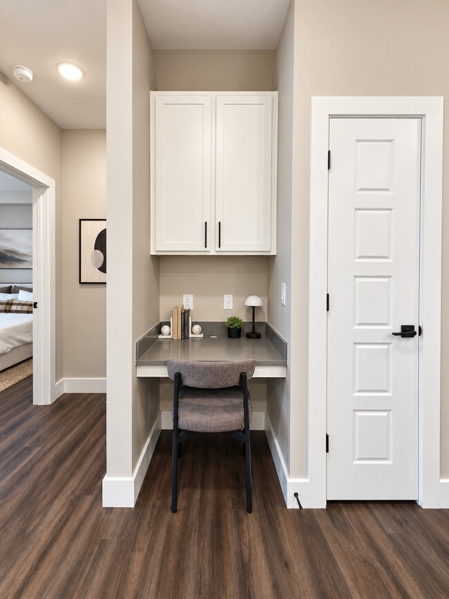 Built in Desk - Icon Apartment Homes at Lovell Road