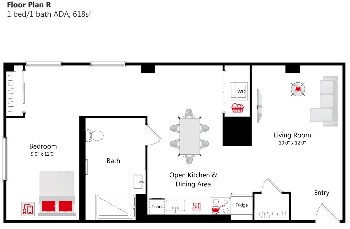 Iconic Living at The 9 – Boutique Suite R