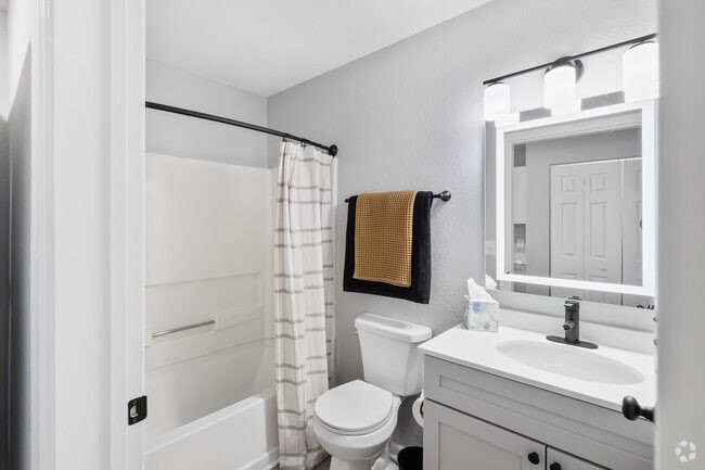 4BR, 4BA, Model D2 - 1,712SF - Bathroom - The Asher Apartments