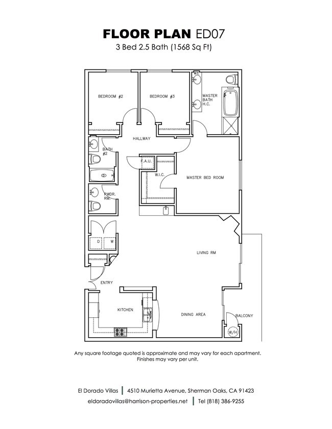 El Dorado Villas (Luxury Condominiums) Rentals Sherman Oaks, CA