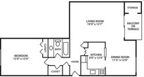 1 bedroom