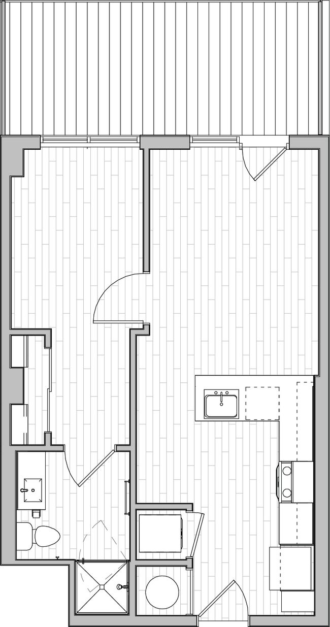 1x1 Balcony A - The Archive