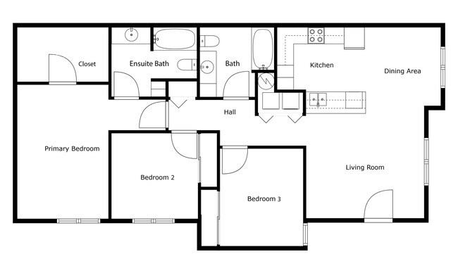3 dormitorios, 2 baños - Parkside Village