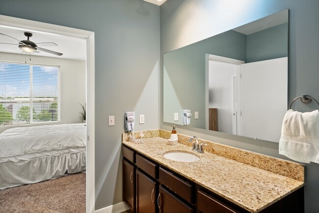 Spacious Bathroom - Waterside at River Park Apartments