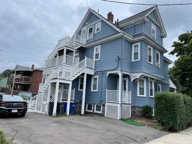 Back of house, driveway - 279 E Squantum St