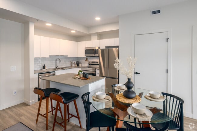 2BR, 2BA - 808SF - Kitchen - 49th Battalion Apartments