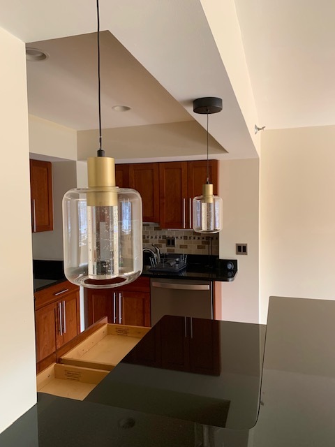 Pendant lights - 1600 Beacon St