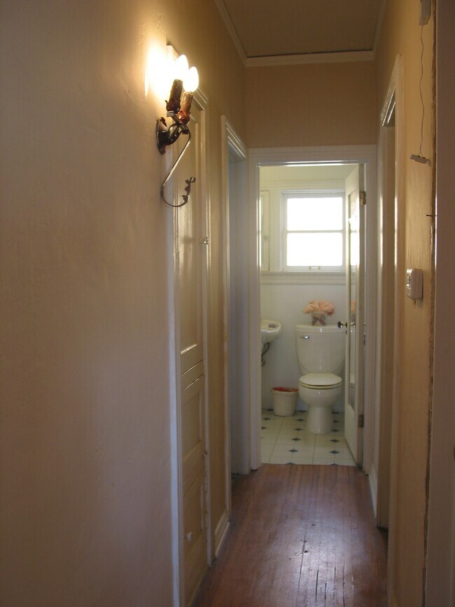 Downstairs bathroom adjacent to Furnished Bedroom - 635 N Highland Ave