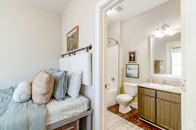 Dormitorio y baño en suite - Yugo Charlotte College Downs