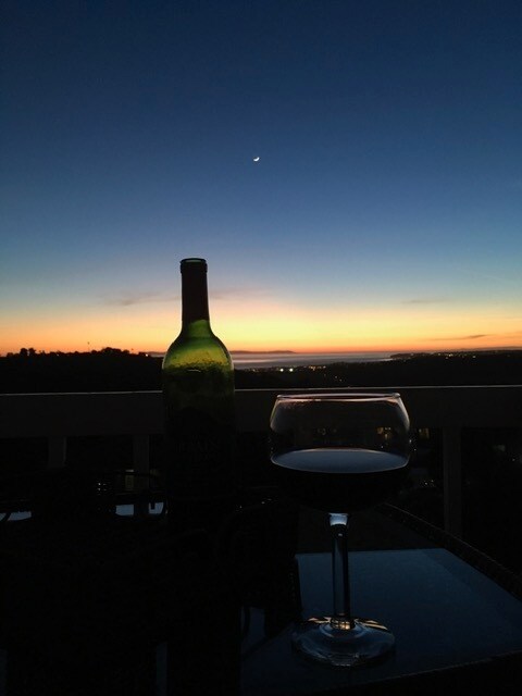 Sunset View from Patio - 703 Via Presa