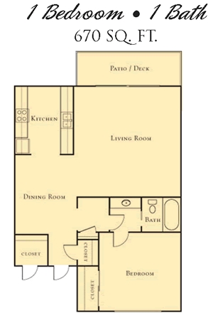 1BR/1BA - Santa Rosa Garden Apartments