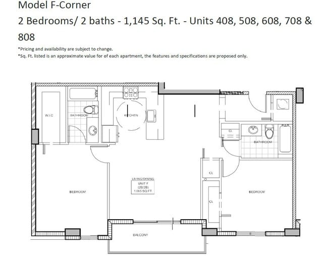 Modelo F - Parkview Apartments