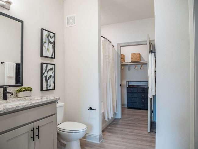 The Palafox: 1BR, 1BA- Bathroom - The Flats at Ransley