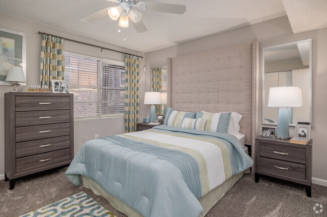2BR, 2BA - 1,104SF - Renovated - Master Bedroom - Reserve At Birch Creek