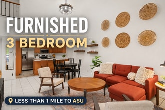 Furnished 3 bed - 1 mile to ASU - 819 N College Ave