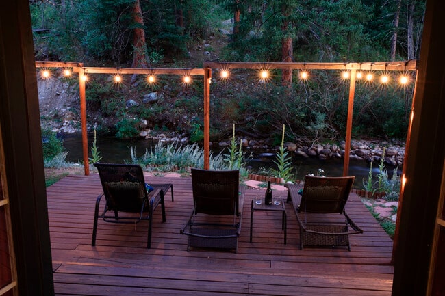 Back Deck Evening - 2927 Riverside Dr