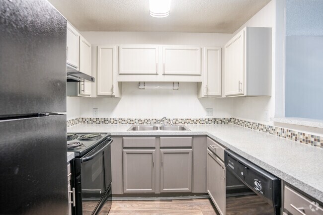 1HAB, 1BA - 700ft² - Cocina - Elevate Twenty Three