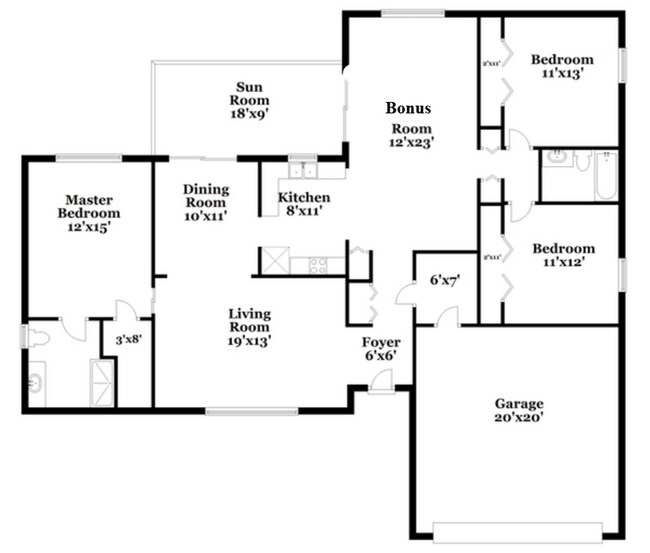 2914 Kosuth Rd NE, Palm Bay, FL 32905 House Rental in Palm Bay, FL