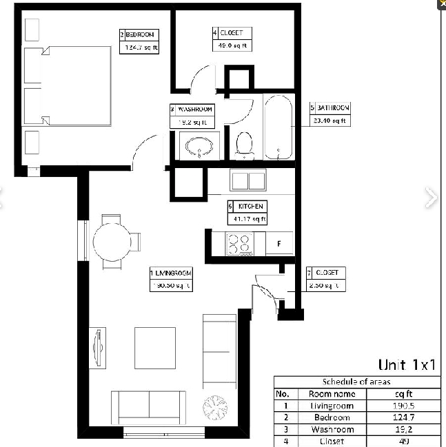 Apartamento 1x1 - Pecan Place Apartments