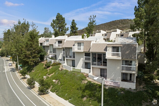 Rows of condos and townhomes can be found in Thousand Oaks.