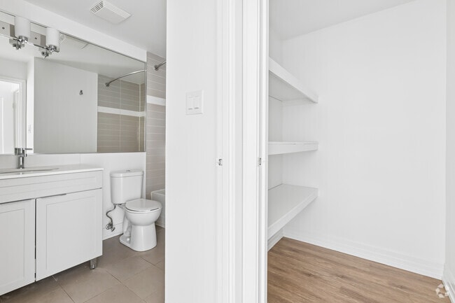 1BR, 1BA - 678SF - Bathroom/Storage - 545 547 & 565 Belmont Avenue W