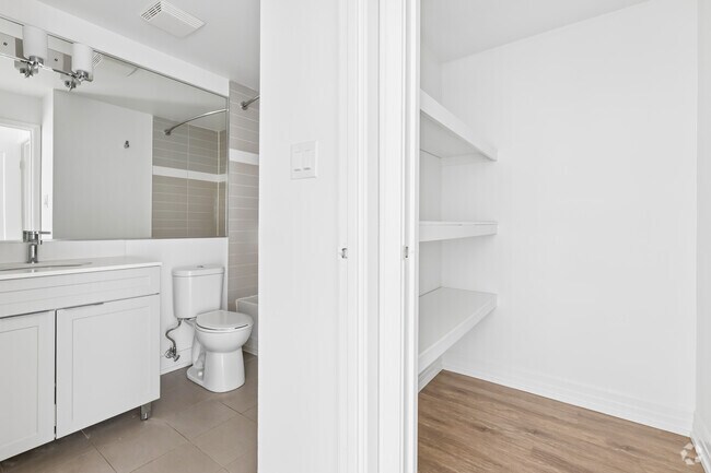1BR, 1BA - 678SF - Bathroom/Storage - 545 547 & 565 Belmont Avenue W