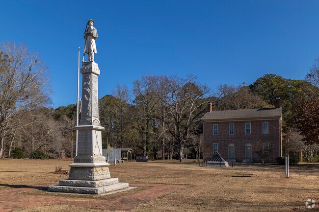 Joe Stock Park in Lafayette Georgia is features two of the most historic structures in the area.