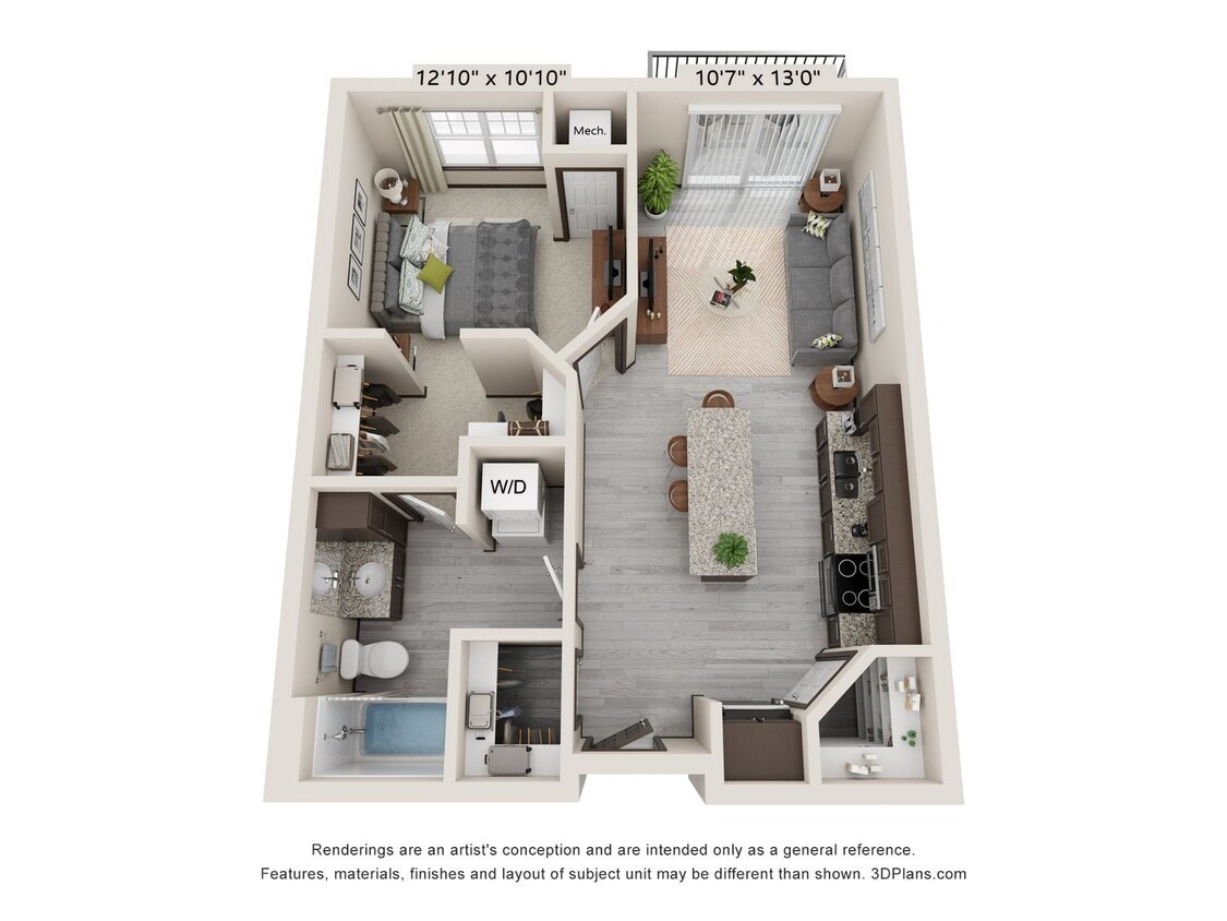 Primary Photo - 1 Bedroom/1 Bathroom Apartment
