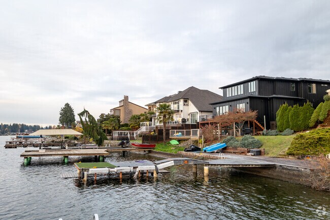 Along the water, prices range from $1 million to $2 million for single-family homes with persona