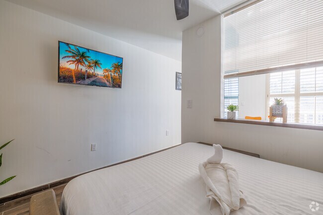 Estudio de lujo - 290 pies cuadrados - Dormitorio - Swan Luxury Studio Apartments