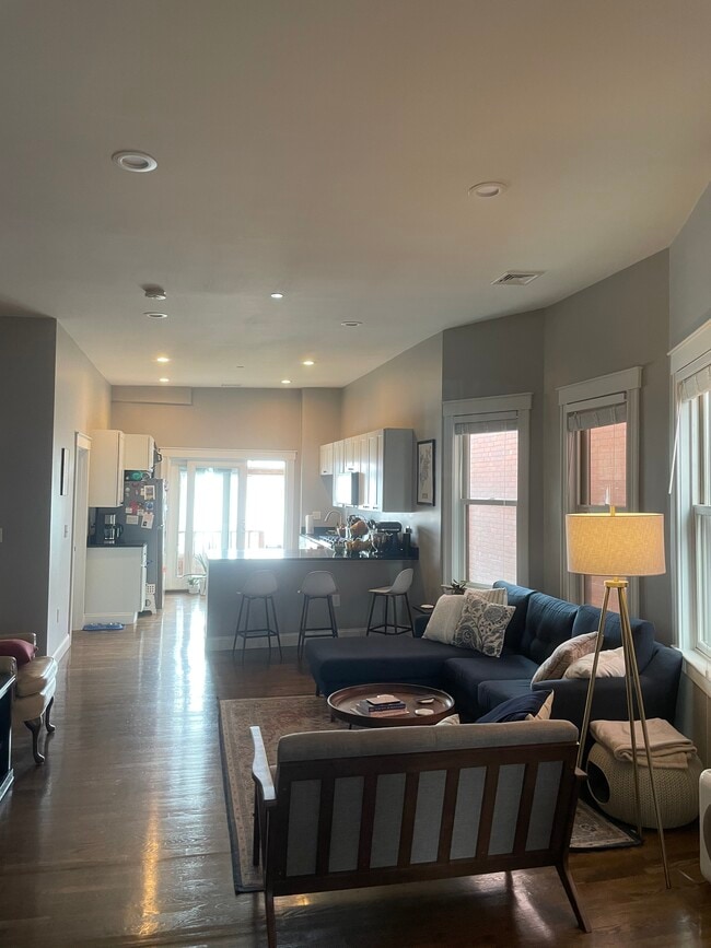 open kitchen/living room area - 201 Webster St