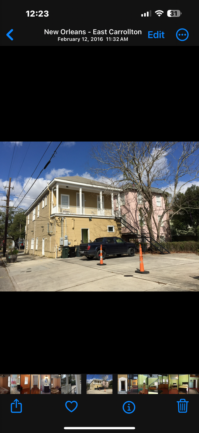 2nd floor porch - 2103 S Carrollton Ave