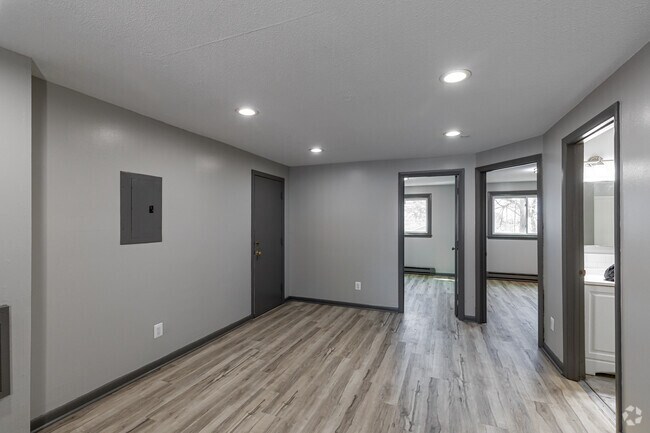 2 habitaciones, 1 baño - Sala de estar - Vernon Pines Apartments