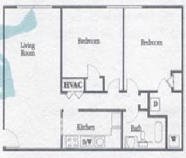 2HAB/1BA - River Ridge Apartments